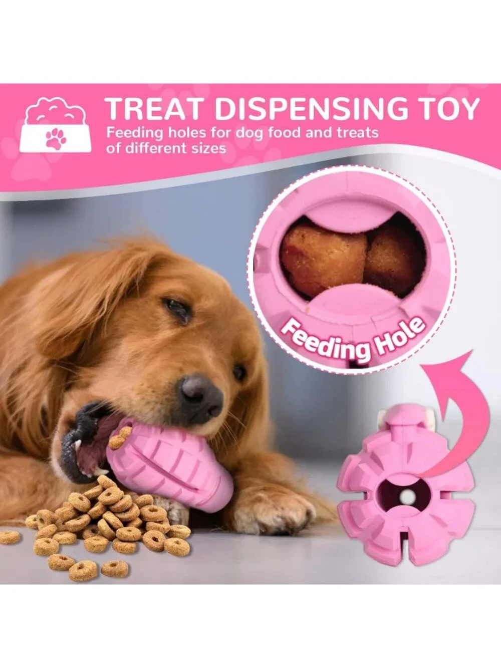Indestructible Dog Toys for Aggressive Chewers - Large Breed Interactive Treats
